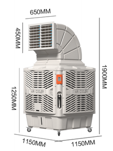 Presa d'aria mobile e facoltativa di prezzo di fabbrica e la capacità della scatola di acqua con il più grande refrigeratore di aria evaporativo del volume di aria - Product Image 4
