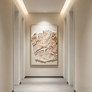 Broken Terrain Textured Artwork Oil Painting <b>Large</b> Gift Wall Art House Hotel Decoration Interior for Home Decor and Hotels - Product Image 1