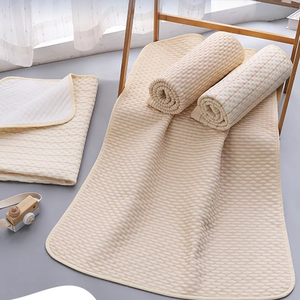 Tapis à langer multifonctionnel en <span class=keywords><strong>coton</strong></span> doux et imperméable pour les couches de bébé Coussin à langer réutilisable et <span class=keywords><strong>lavable</strong></span> pour les couches de bébé - Product Image 2
