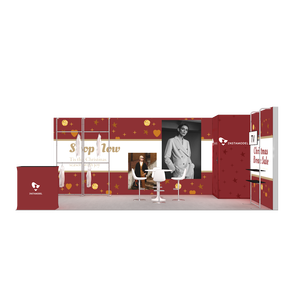 10x20 nhôm <span class=keywords><strong>TV</strong></span> kệ đứng quần áo Kệ Công cụ miễn phí seg LED Backlit Tường Hộp đèn triển lãm thương mại hiển thị - Product Image 1