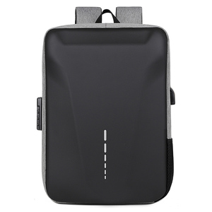Mochila Moderna Antirrobo de Moda al por Mayor, Impermeable, con Carcasa Rígida de PVC, Cierre de Cremallera, Mochila Elegante de Poliéster para Portátil - Product Image 2