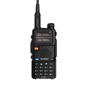 Para Baofeng UV-5RH One-Key Frequency <span class=keywords><strong>Walkie</strong></span> <span class=keywords><strong>Talkie</strong></span> Full Aviation Band 5km Faixa TYPE-C Carregamento para viagens rodoviárias ao ar livre