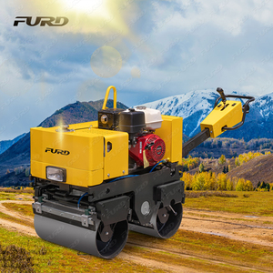Gehen Sie hinter vibrierenden Mini Compactor Asphalt <span class=keywords><strong>Road</strong></span> Rollers FYL-800 - Product Image 1