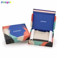 Boîte d'expédition en carton ondulé E-Flute personnalisée, imprimée en couleur, prête pour l'envoi et la retour, pour le commerce électronique