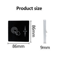 Lector de Tarjetas RFID de 125kHz RS232/485 UART, Sistema de Control de Acceso Sin Contacto para Exteriores, Distancia de Lectura de 3-5cm, ISO 14443A