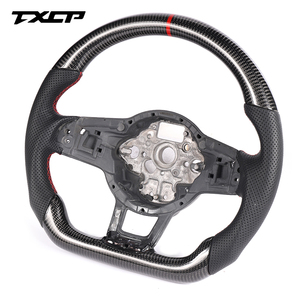 Compatible avec Volkswagen T6 2015-2019 GTR GTS <span class=keywords><strong>GTE</strong></span> Volant en carbone LED - Product Image 5