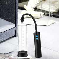 Elektrische Automatische USB-Aufladbare Silikon Wasserdichte Saugpumpe mit Smart-Griff Größe S Penispumpen-Set