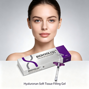 BioHyalux Basic Acide Hyaluronique Combleur Cutané 20mg/mL 1mL pour les Joues, les Lignes de Marionnette et le Contouring CE - Product Image 6