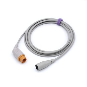 Cable Adaptador IBP Compatible y Reutilizable Drager-Siemens CB-91096 de 10 Pines para Transductor <span class=keywords><strong>Medex</strong></span>/Abbot de 3.2m - Product Image 2