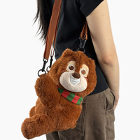 Sac à dos en peluche personnalisé Boonie Bears, jouet en peluche, sac de dessin animé, sac à bandoulière mignon en peluche, fourni directement par l'usine