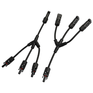 IP68 PV Wire Male Y R4 EVO2 <strong>Inline</strong> <strong>Fuse</strong> Mount <strong>Connector</strong> Solar 4, 6 mm TUV 1500V 2000V 2KV Steel Key PV Solar Cable - Product Image 4