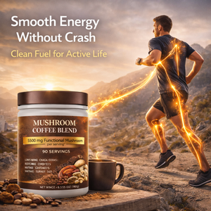 Mezcla de Café con Hongos 5500mg, <span class=keywords><strong>Polvo</strong></span> Funcional de Hongos 7 <span class=keywords><strong>en</strong></span> 1: Melena de León, Chaga, Reishi, Cordyceps, Venta al por Mayor OEM <span class=keywords><strong>a</strong></span> Granel - Product Image 3