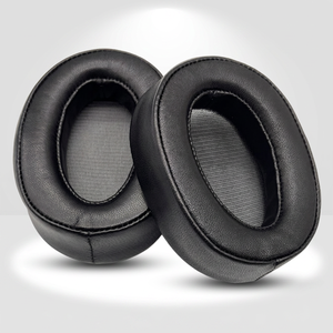 Coussinets d'oreille en cuir protéiné de remplacement pour casque Sony MDR-100ABN WH-H900N, coussinets d'oreille en mousse à mémoire de forme souple - Product Image 1