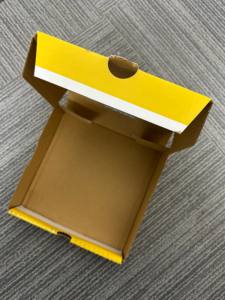 Carton de restauration ondulé 13 x 13 par Clay King, matériaux recyclés, impression, expédition pour pizza à emporter, pour les industries alimentaires - Product Image 6