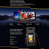 Ulefone Armor 21 4G Ponsel Tangguh 8GB+256GB Identifikasi Wajah & Sidik Jari Layar Penuh 6.58" Dual SIM Ponsel Bebas Kunci