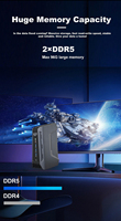 Mini PC Eglobal Nuc con Intel Core Ultra 5 235h, USB 3.2 Tipo-C, HD 2.1, DDR5, SSD Nvme, Soporte para Juegos, Máximo 96GB