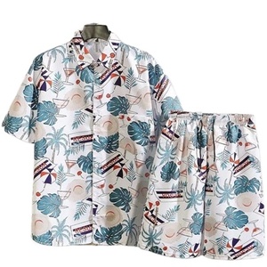 Conjunto de verano para mamá y yo, chándal de manga corta con logotipo personalizado, camisa y conjunto corto - Product Image 1