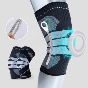 Rodillera ortopédica con cinturón, bisagra <span class=keywords><strong>de</strong></span> baloncesto profesional <span class=keywords><strong>de</strong></span> compresión ajustable - Product Image 4