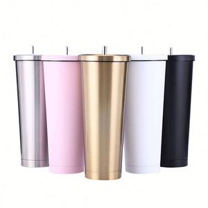 Design Custom Juice Cups Manufacturer with Lid and Straw Cute Smart Cup Custom logo Wholesale Stainless Steel Coffee Mug - Product Image 3