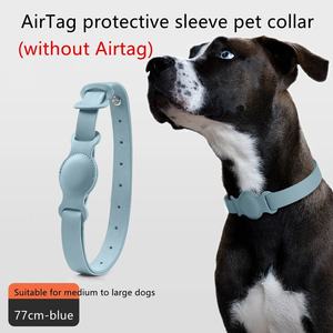 2025新しいレザーペット調節可能カラーアップルAirtag位置追跡犬猫抗ロストエアタグケースエアタグ位置カラー - Product Image 3