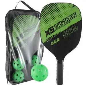 Set Paddle Pickleball all'ingrosso dalla fabbrica del commercio estero: 2 pagaie, 4 palline per Set