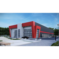 Estructura de acero prefabricada para sala de exposición de automóviles y almacén de estructura de sala de exposiciones de automóviles