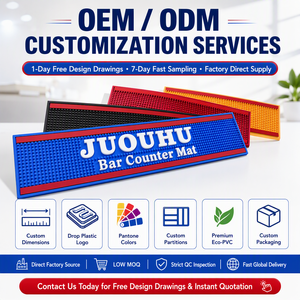 Tapete de Barra Personalizado de PVC OEM, Tapete Antideslizante y Antiderrames con Logotipo Moldeado para <span class=keywords><strong>Bar</strong></span> de Cócteles, <span class=keywords><strong>Bar</strong></span> de Cerveza, Pub, <span class=keywords><strong>Bar</strong></span> en Casa - Product Image 5