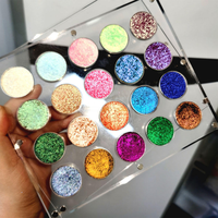 Choisissez les couleurs de fards à paupières que vous aimez, personnalisez votre palette de fards à paupières unique, maquillage de beauté, chrome, paillettes, brillant, fard à paupières