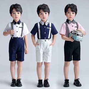 Vêtements <span class=keywords><strong>pour</strong></span> bébés garçons d'été, style britannique, <span class=keywords><strong>pour</strong></span> chorale scolaire, animation et performance de piano, 1er juin - Product Image 2