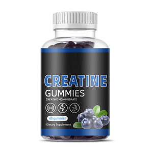 Gomitas de Creatina Hidrocloruro Sin Azúcar para Hombres, Suplemento Energético Deportivo, 120 Unidades, OEM ODM - Product Image 1