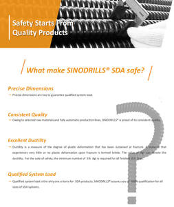 Sinodrills Barra <span class=keywords><strong>de</strong></span> anclaje hueca Perno autoperforante Varilla roscada <span class=keywords><strong>de</strong></span> mano izquierda T30/16 T30/14 T30/11 Perno <span class=keywords><strong>de</strong></span> roca <span class=keywords><strong>de</strong></span> carcasa <span class=keywords><strong>de</strong></span> expansión - Product Image 6