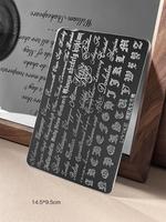 混合图案字母哥特式指甲印花板字母蝴蝶玫瑰花边心形猫卡通星星月亮圣诞节万圣节工具