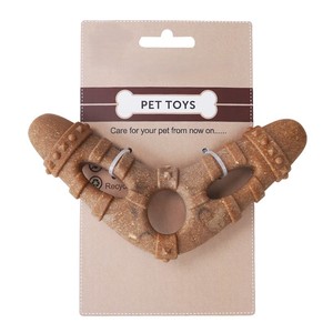 Zturn Bestseller Knochenförmiges Hundekauknochen Langlebiges Zahnpflegespielzeug für Kleine und Mittelgroße Hunde - Product Image 1