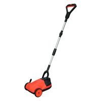 Mini tondeuse à gazon électrique portable 800W largeur 210mm avec poignée télescopique 21V sans fil pour l'entretien du jardin bricolage
