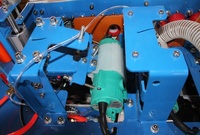 LB102 banderoleuse de bord en PVC, travail du bois, avec coupe, mini machine de banderolage automatique, à vendre