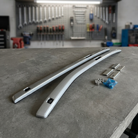 Barres de toit en alliage d'aluminium XLY sans perçage, capacité 50 kg, fixation par boulons pour CR-V 2012-2016, 2 pièces, 120/130/135 cm