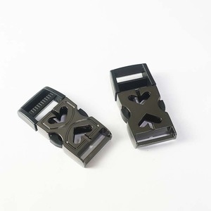 Side Release Buckle Zinc Alloy Gunmetal K602 25 Wear Resistant Durable For Bags Backpacks <b>Webbing</b> Hardware Accessories - Product Image 1