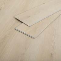 Revêtement de sol SPC stratifié PVC à clipser, stable, à âme rigide, aspect bois, large planche, résistant à l'usure, imperméable, antidérapant, écologique, pour intérieur