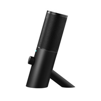 Microphone de jeu à condensateur cardioïde de bureau Yarmee, nouveau design, réduction du bruit, microphone de jeu 24 bits RGB pour la création de contenu