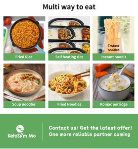 Dietética Konjac arroz fideos traje Kit bajo glucémico alimentos saludables <span class=keywords><strong>Konnyaku</strong></span> delicadeza Ramen Pasta Fettuccine Riz Keto arroz - Product Image 6