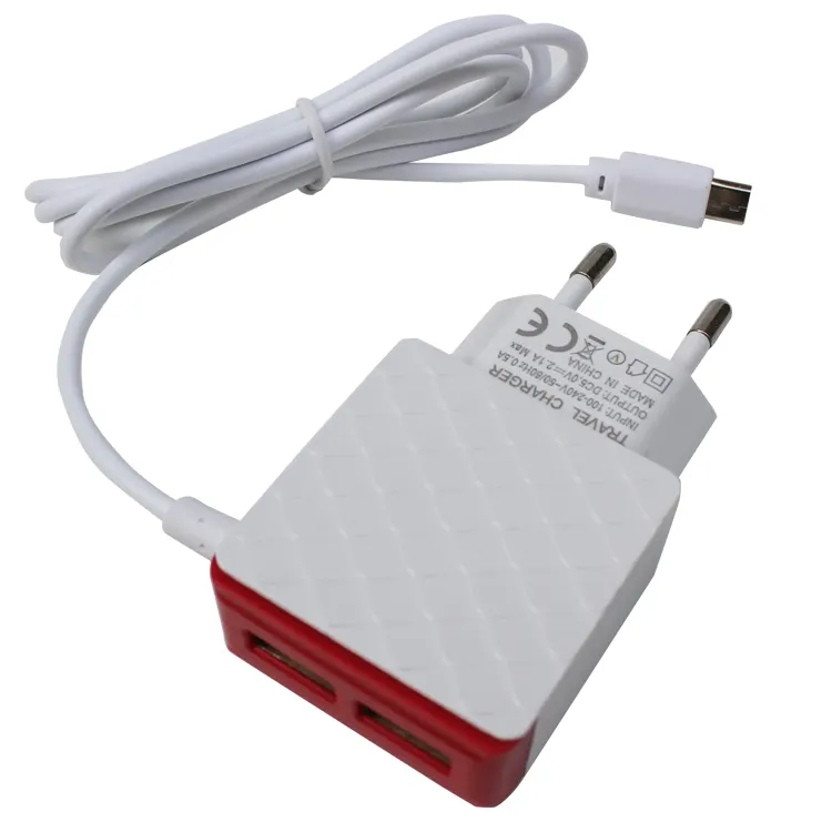 カスタマイズされたSnakeskinUSB携帯電話充電器アダプターV8android with USB charger cable US EU for USB connect digital products