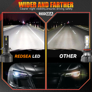 REDSEA M10 Haute luminosité 120w 12000 Lumens Ampoules LED Faros H7 H11 Ampoule de voiture Bombillos H1 H4 9005 9006 Phares LED pour automobile - Product Image 3