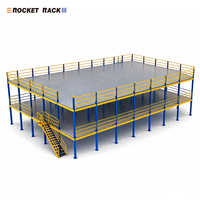Sistema de Estanterías Metálicas de Alta Resistencia Rocket Rack, Capacidad de Carga de 500 kg/m², Protección Contra la Corrosión, Estantería Industrial Personalizada