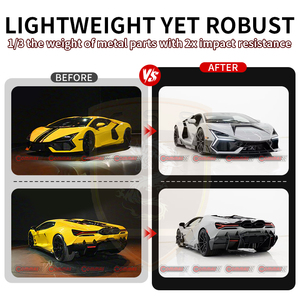 Kit de Carrocería para Lamborghini Revuelto, Estilo MSY, Fibra de Carbono Seca, Alerón Delantero y Trasero, Faldones Laterales, Cejas para Ruedas, Cubierta para Capó del Motor - Product Image 3