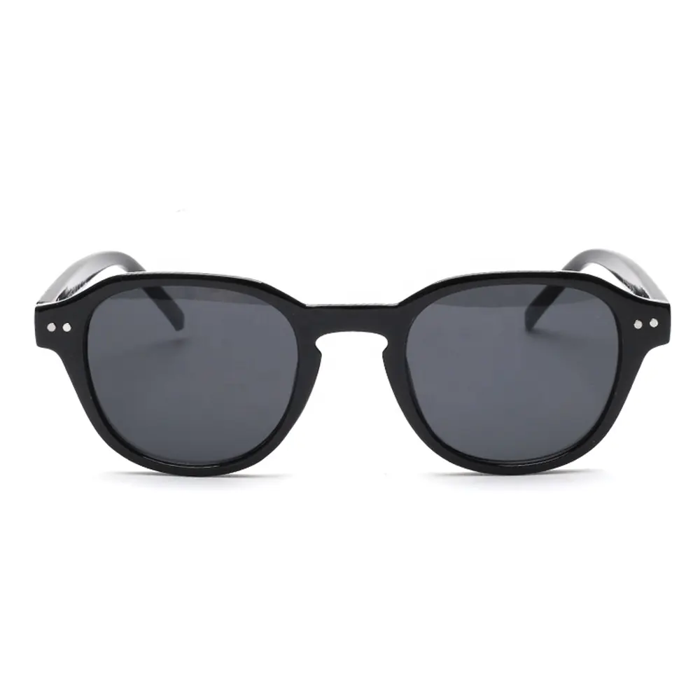 2023 thời trang mới khung nhỏ Vòng kính mát dành cho nam giới và phụ nữ-nhật bản và Nam Hàn Quốc phong cách gạo Nail Sunglasses với uv40
