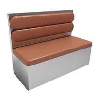 Ensemble de table et de chaises de salle à manger en acier inoxydable de style industriel HUALIN pour restaurant, hôtel, café, canapé, siège combiné