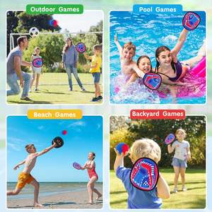 Ensemble de ballon de baseball pour débutants, gant d'entraînement de baseball pour enfants, <span class=keywords><strong>jeu</strong></span> de lancer et d'attraper sur la plage, vente chaude EPT - Product Image 5