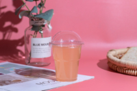Gobelet jetable en plastique PET de 7 oz/200 ml pour boissons froides à emporter, jus d'orange et de pomme pour restaurants et hôtels