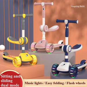 Nuovo Monopattino per Bambini 2-6-12 Anni, Pieghevole con Ruote in PU, a Tre Ruote per Ragazzi e Ragazze - Product Image 5