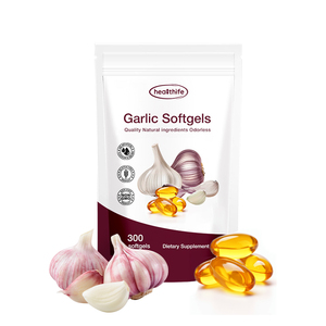 Capsules de Gélules d'<span class=keywords><strong>Ail</strong></span> Inodores Haute Concentration en Allicine Marque Privée OEM Complément Alimentaire - Product Image 1